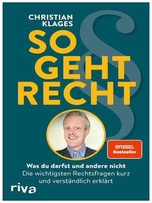 cover image of So geht Recht
